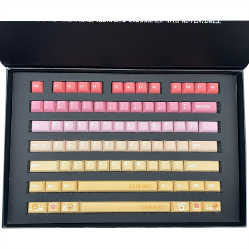Set de Keycaps Wukds Snacks | PBT | ANSI | 172 Teclas